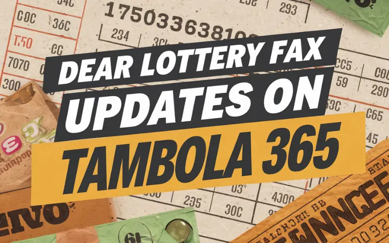 dear lottery fax