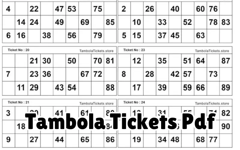 tambola tickets pdf